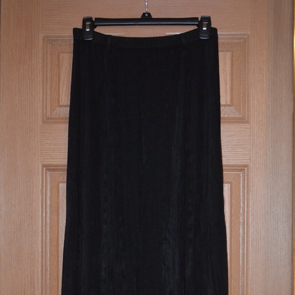 *3 for $12* Coldwater Creek Black Maxi Skirt Size PM
